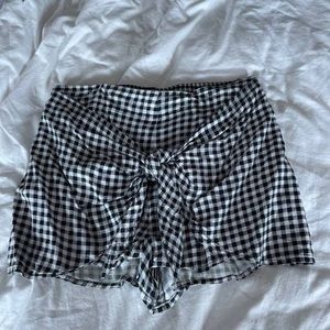 Abercrombie and Fitch Gingham Skort Size S